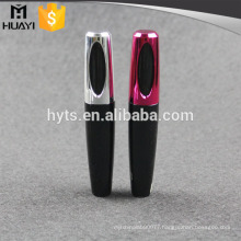 empty mascara case with colorful UV cap for cosmetic packaging